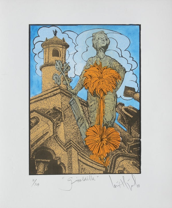 Luis Miguel VALDÉS,  "Giraldilla", Silkscreen (VAL119)