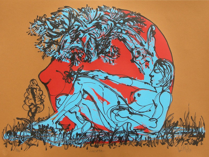 Luis Miguel VALDÉS,  "Luneta", Silkscreen (VAL164)