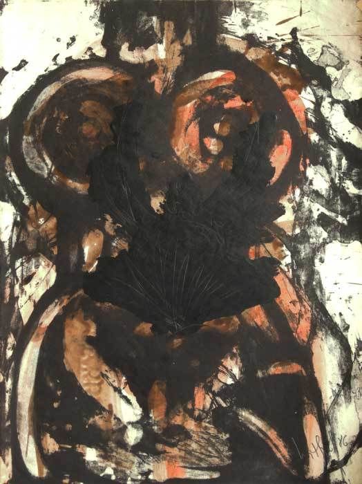 Luis Miguel VALDÉS, "Homaje a Servando II", Drawing & Lithograph (VAL206)
