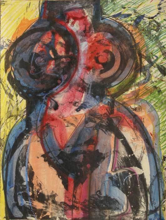 Luis Miguel VALDÉS, "Homaje a Servando XI", Drawing & Lithograph (VAL215)