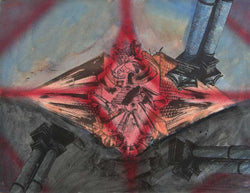 Luis Miguel VALDÉS,  "La Siempre Habana II", Work on paper (VAL217)
