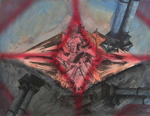Luis Miguel VALDÉS,  "La Siempre Habana II", Work on paper (VAL217)