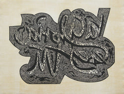 Luis Miguel VALDÉS,  "La gloria eres tú I", Woodcut (VAL226)