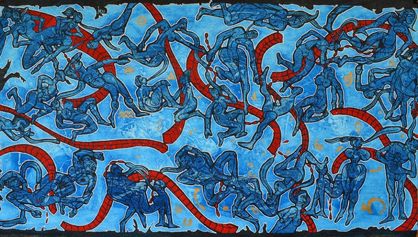 Luis Miguel VALDÉS, "La Lengua Castellana", Mixed Woodcut (VAL312)