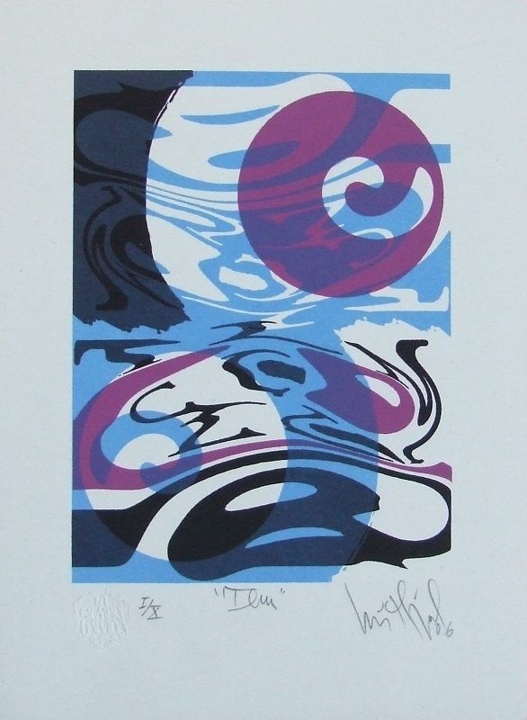 Luis Miguel VALDÉS,  "Sin título", Silkscreen (VAL322)