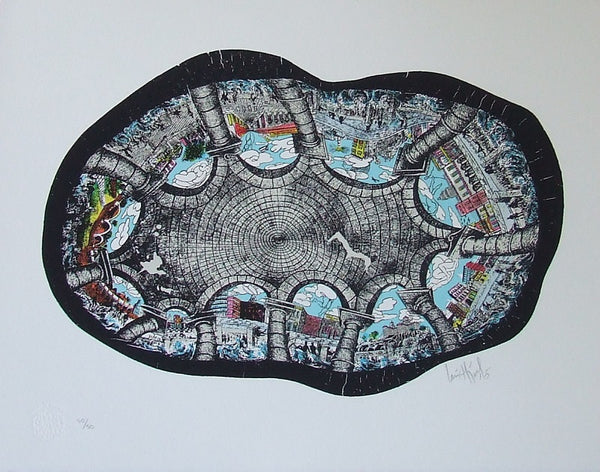 Luis Miguel VALDÉS, "La Habana Infinita III", Silkscreen (VAL349)