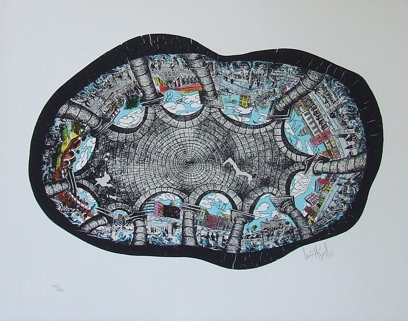 Luis Miguel VALDÉS, "La Habana Infinita III", Silkscreen (VAL349)