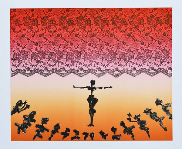 Luis Miguel VALDÉS,  "Untitled", Monotype (VAL352)