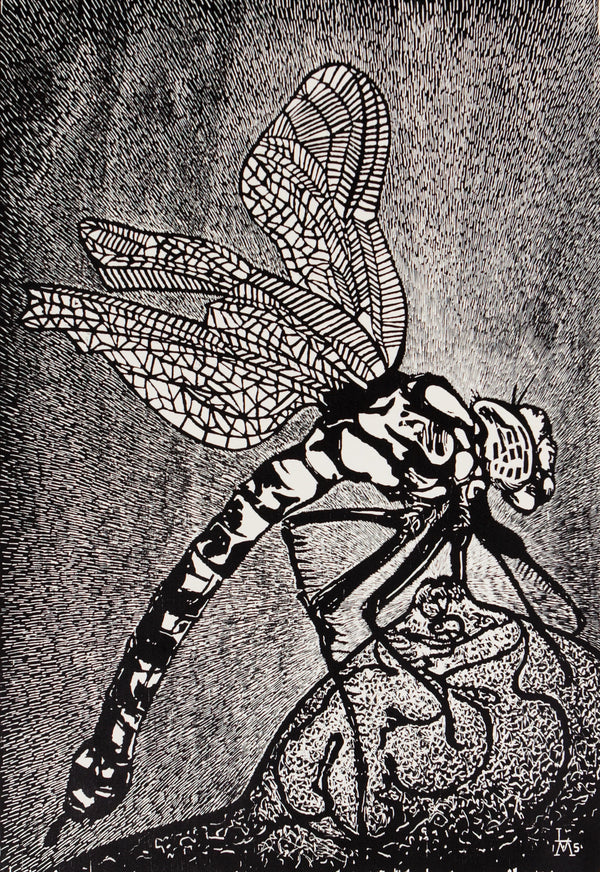 Luis Miguel VALDÉS, "La Picada", Woodcut (VAL361)