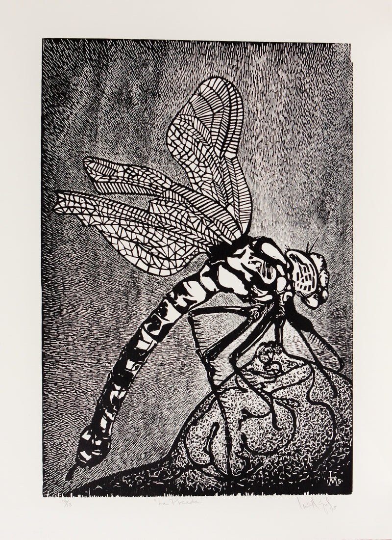 Luis Miguel VALDÉS, "La Picada", Woodcut (VAL361)