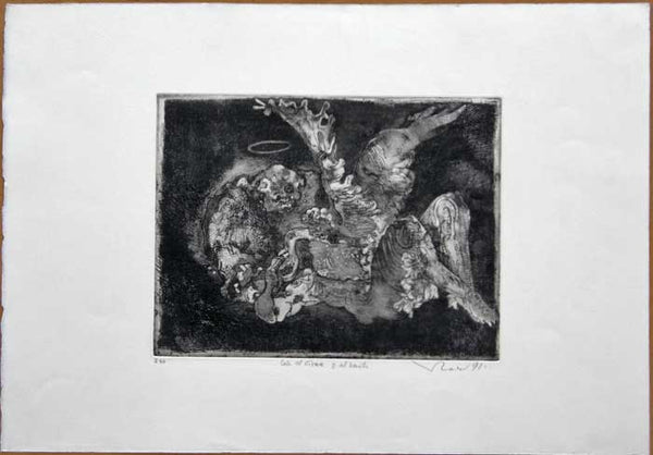 Vladímir KIBÁLCHICH VLADY, "Leja, el cisne y el santo", Etching (VLA302)