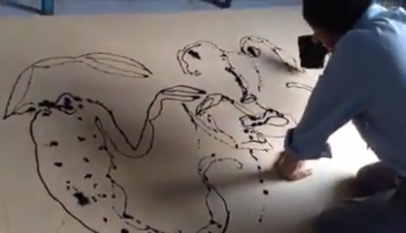 Sergio HERNÁNDEZ, "Sin titulo",  Woodcut (HER201)